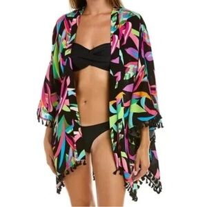 Trina Turk Kimono Swim Cover Up ~ in Birds of Paradise